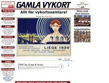 Tablet Screenshot of gamlavykort.nu
