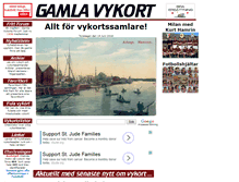Tablet Screenshot of gamlavykort.se